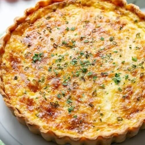 Quiche Quattro Formaggi cu Pâte Sablée